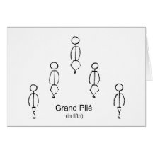 Plie Greeting Cards
