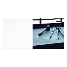 Pliers and Mallet Photo Card Template