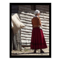 Plimoth Plantation, Massachusetts Post Card