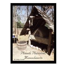 Plimoth Plantation, Massachusetts Post Card