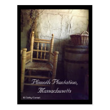 Plimoth Plantation, Massachusetts Post Card
