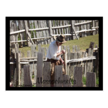 Plimoth Plantation, Massachusetts Post Card
