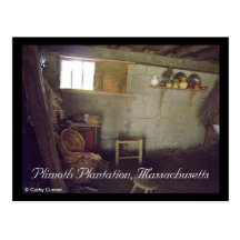 Plimoth Plantation, Massachusetts Post Card