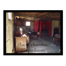 Plimoth Plantation, Massachusetts Post Card