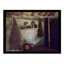 Plimoth Plantation, Massachusetts Post Card