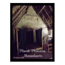 Plimoth Plantation, Massachusetts Postcard