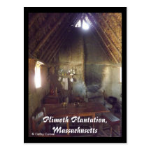 Plimoth Plantation, Massachusetts Postcard