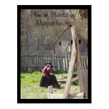 Plimoth Plantation, Massachusetts Postcard