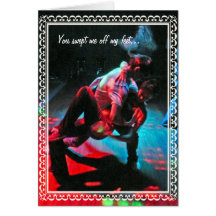 Plongement de danseurs carte de vœux