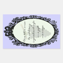 Plonk bottle back (homemade wine label) sticker