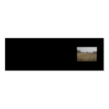 Plowed Field in Winter. Scenic. Business Cards