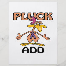 Pluck ADD Awareness Design Flyers