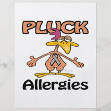 Pluck Allergies Awareness Design Full Color Flyer