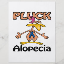 Pluck Alopecia Awareness Design Custom Flyer