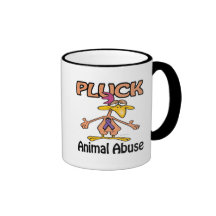 Pluck Animal Abuse Awareness Design Mugs