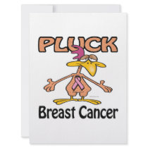 Pluck Breast Cancer Awareness Design Personalized Invitations