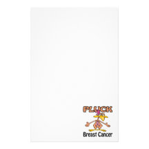Pluck Breast Cancer Awareness Design Stationery Design