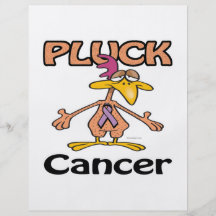 Pluck Cancer Awareness Design Custom Flyer