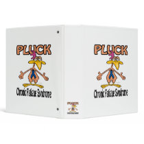 Pluck Chronic Fatigue Syndrome Awareness Design Binders