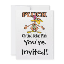 Pluck Chronic Pelvic Pain Awareness Design Personalized Invite