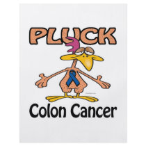 Pluck Colon Cancer (blue) Awareness Design Personalized Flyer