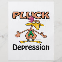 Pluck Depression Awareness Design Flyers