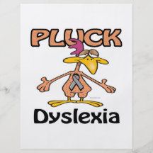 Pluck Dyslexia Awareness Design Custom Flyer