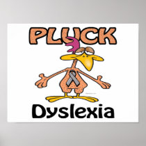 Pluck Dyslexia Awareness Design Poster