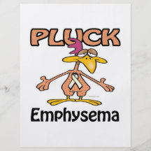 Pluck Emphysema Awareness Design Custom Flyer