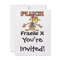 Pluck Fragile X Awareness Design Personalized Invitations
