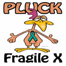 Pluck Fragile X Awareness Design Acrylic Cut Out