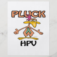Pluck HPV Awareness Design Flyers