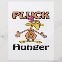 Pluck Hunger Awareness Design Custom Flyer
