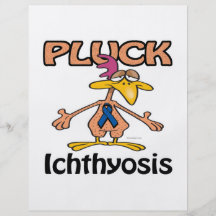 Pluck Ichthyosis Awareness Design Custom Flyer