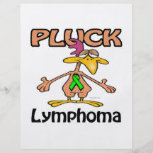 Pluck Lymphoma Awareness Design Custom Flyer