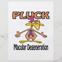 Pluck Macular Degeneration Awareness Design Full Color Flyer