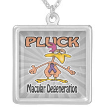 Pluck Macular Degeneration Awareness Design Pendant