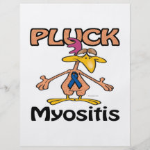 Pluck Myositis Awareness Design Full Color Flyer