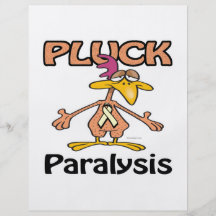 Pluck Paralysis Awareness Design Personalized Flyer