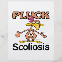 Pluck Scoliosis Awareness Design Flyer Design
