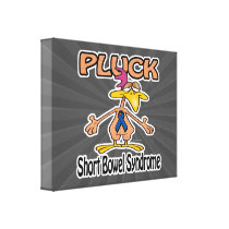 Pluck Short Bowel Syndrome Awareness Design Gallery Wrap Canvas