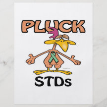 Pluck STDs Awareness Design Flyer