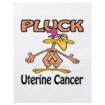 Pluck Uterine Cancer Awareness Design flyers