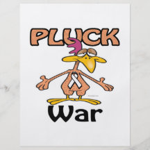 Pluck War Awareness Design Flyer