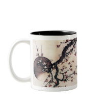 Plum Blossoms and the Moon, Hokusai Mugs