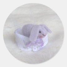 Plum Bunny Stickers