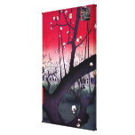 Plum Estate Kameido, Hiroshige Ando Canvas Prints