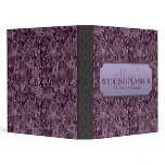 Plum Floral Wedding Planner & Organizer
