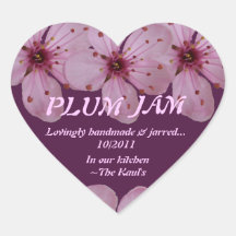 Plum Jam (Personalize) Stickers