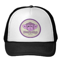 Plum Monkey Logo Trucker Cap Hats